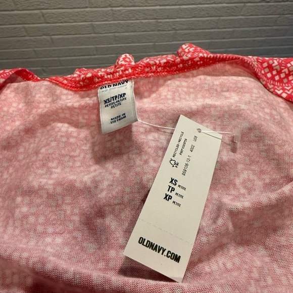 Old Navy Orange Ruched Wrap Midi Dress - Picture 4 of 4